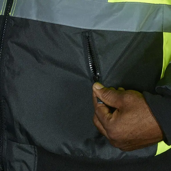 China Reflective Yellow Work Jacket with Hood Rated ANSI Class 3 Manufacturers, Factories