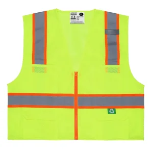 Wholesale Environmentally Friendly Hi-Vis Reflective Recycled Safety Vest Supplier, Factories