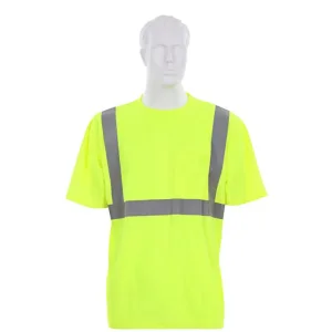 China Men's Safety Comfort Hi Vis Pocket Shirt Reflective Apparel ANSI Class 2 Suppliers, Supplier