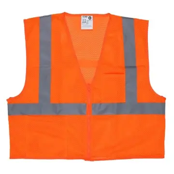 Breathable Safety Vest with Mesh Fabric