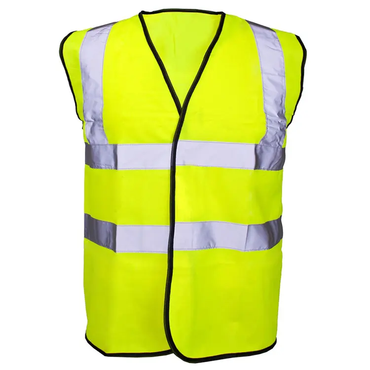 Wholesale Hi Viz Waistcoat Yellow Orange Reflective Safety Vest with Hook and loop front closure Suppliers, Supplier
