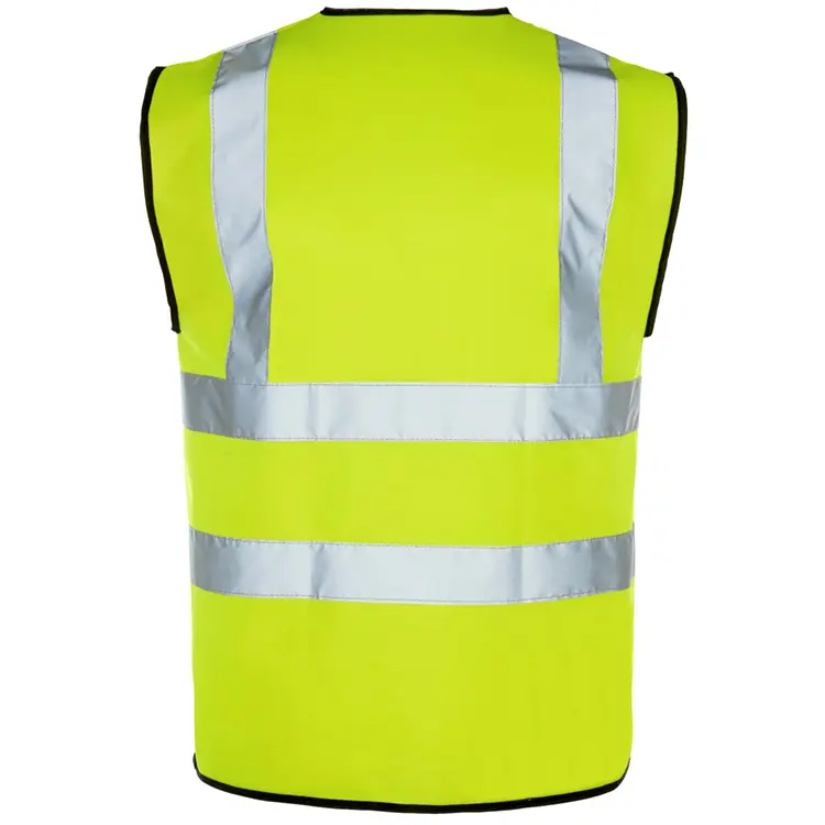 Wholesale High Visibility 100% polyester Reflective Safety Vest  with zipper closure Supplier, Factory