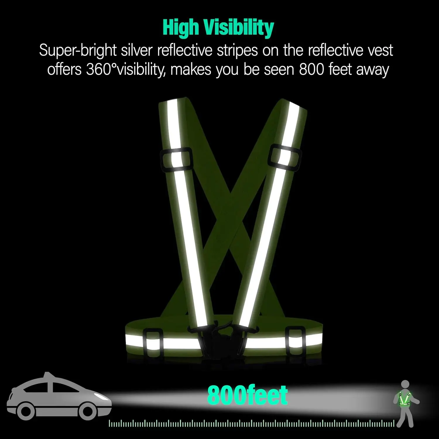 Wholesale High Visibility Adjustable Reflective Running Gear Running Light Belt Manufacturers, Suppliers