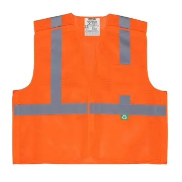 Environmentally Friendly Hi-Vis Reflective Recycled Safety Vest