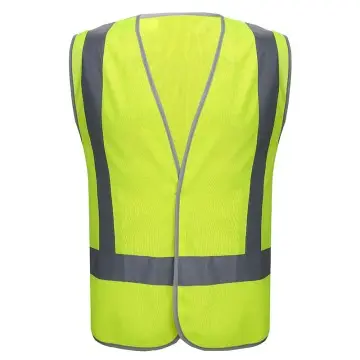 High Visibility Fluorescent Yellow Orange Reflective Safety Vest