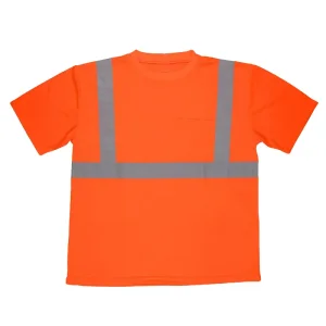 China Ansi Class High-Vis 2 Mens Safety Orange T-Shirt Suppliers, Factory