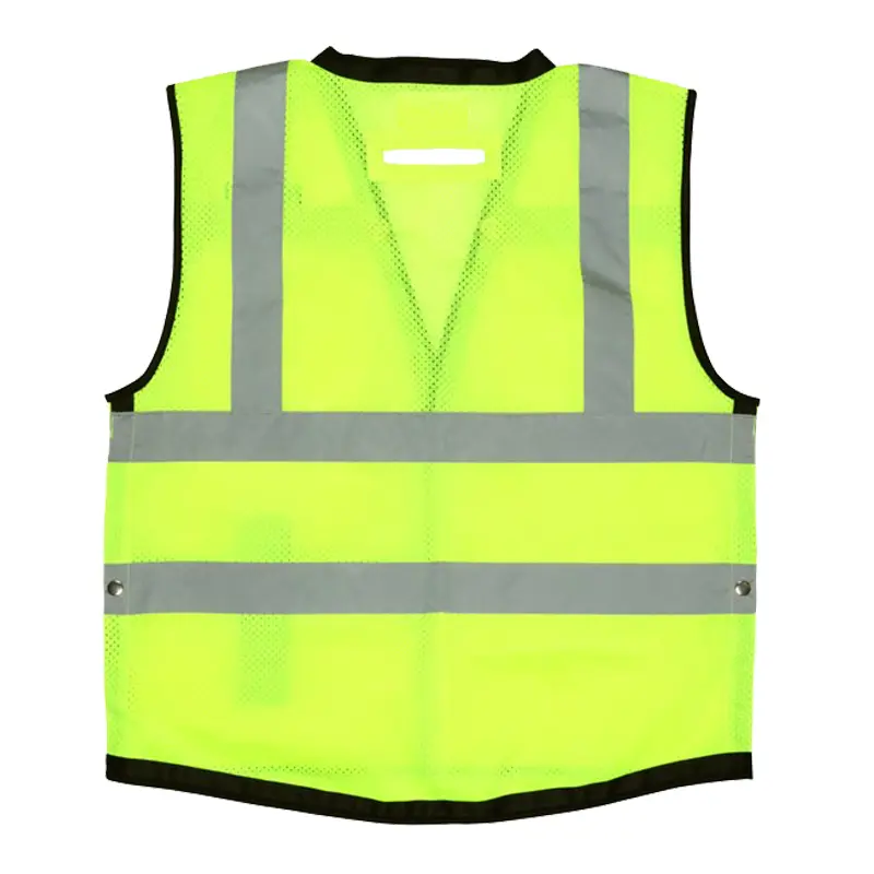 China Hi-Vis Reflective Lime Safety Vest with 9 Pockets Manufacturers, Suppliers