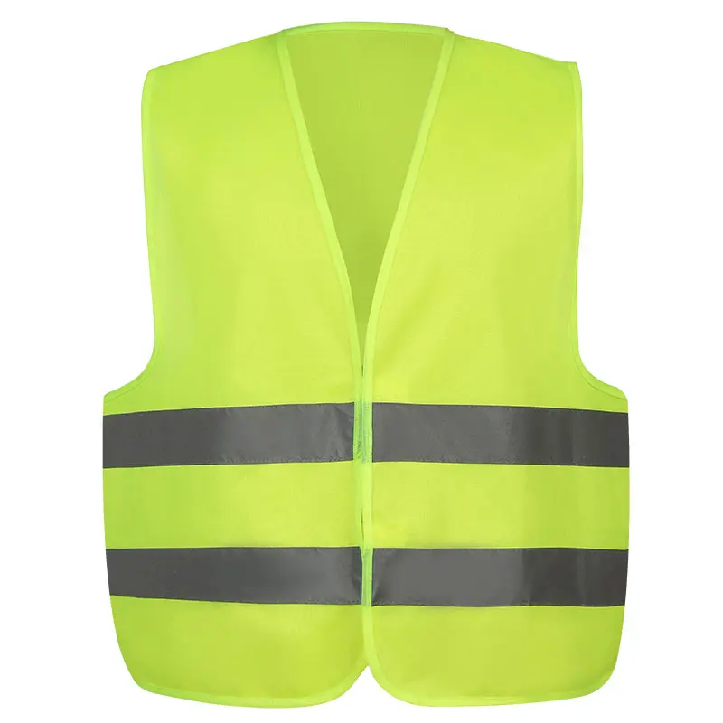 China High Visibility Lime Yellow Reflective Safety Vest Meet EN ISO 20471 Class 2 Standard Manufacturers, Supplier