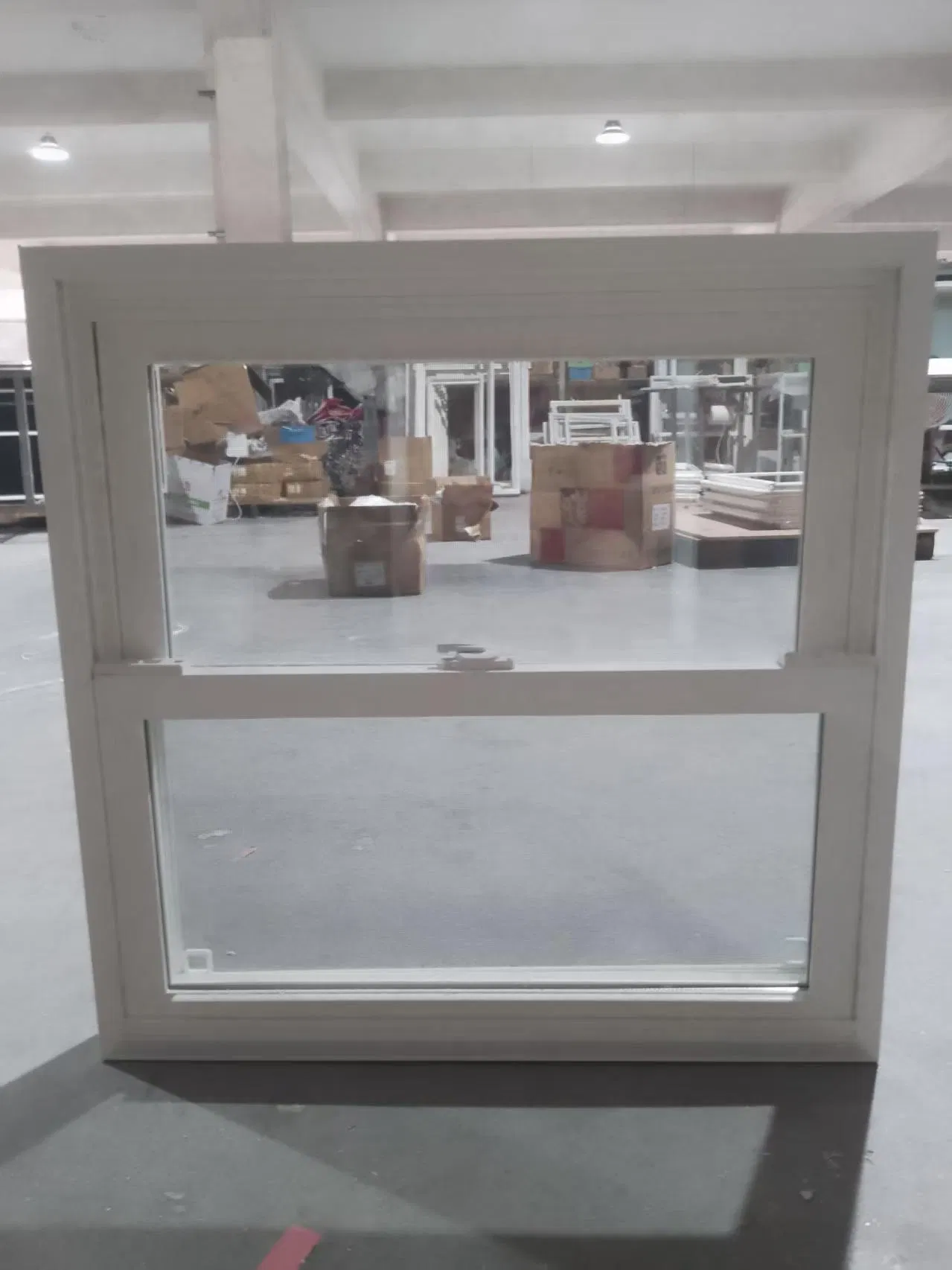 American Standards Nfrc Certification White Color 78 Series UPVC Vinyl Double Hung Tilt Glass Window