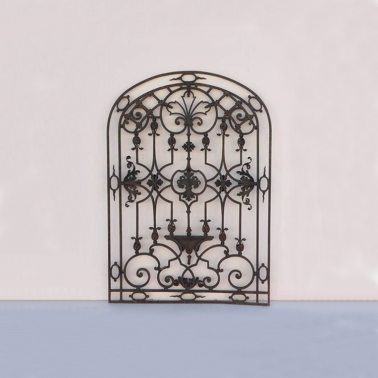 China Factory Custom Latest Anti Theft Metal windows Design House Villa Exterior Burglar Proof Wrought Iron Window with Grill