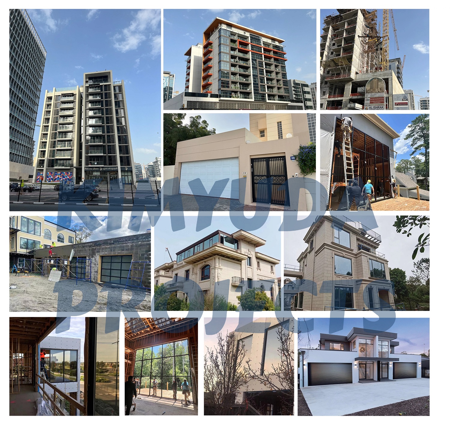 Custom Made Motorized Retractable Sliding Double Glass Roof Window Cellar Basement Skylight for House Villa Residential