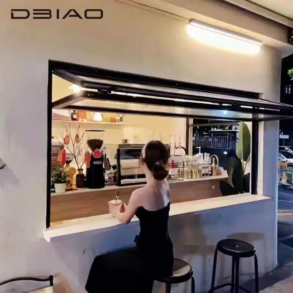 Contemporary Vertical Sliding Folding Glass Window Aluminum Bifold Window for Residential Commercial