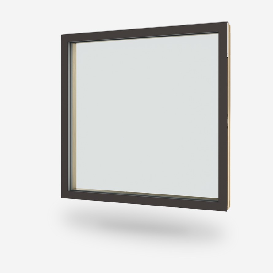 Elegant Fixed Windows with Minimalist Design for Living Room and Office