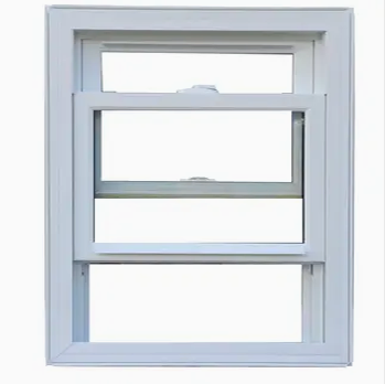 Upvc Sliding Windows Double Glazed Hurricane Proof Soundproof White Vinyl Frame for Residential House Apartment Office