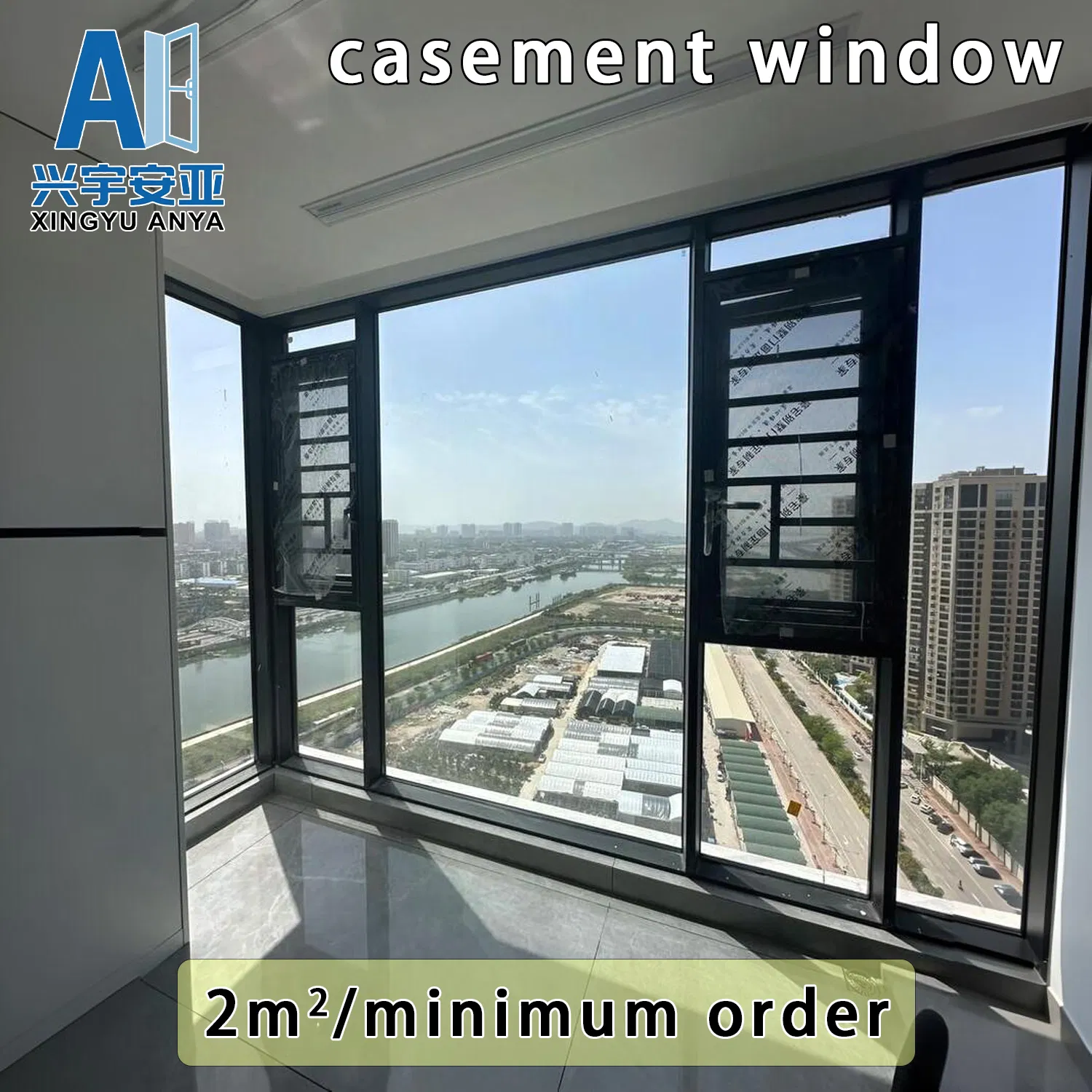 Heat Insulation &amp; Soundproof Aluminum Alloy Casement Window