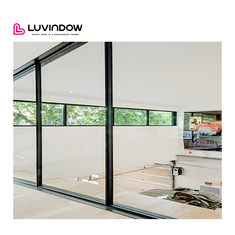 House Use Fixed Horizontal Soundproof Thermal Break Aluminum Triple Glass Villa Picture Windows