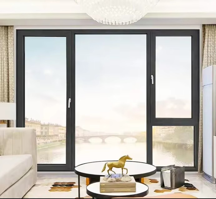 Modern Design Outward Hurricane Impact Soundproof Window Aluminum System Swing Outward Casement Window