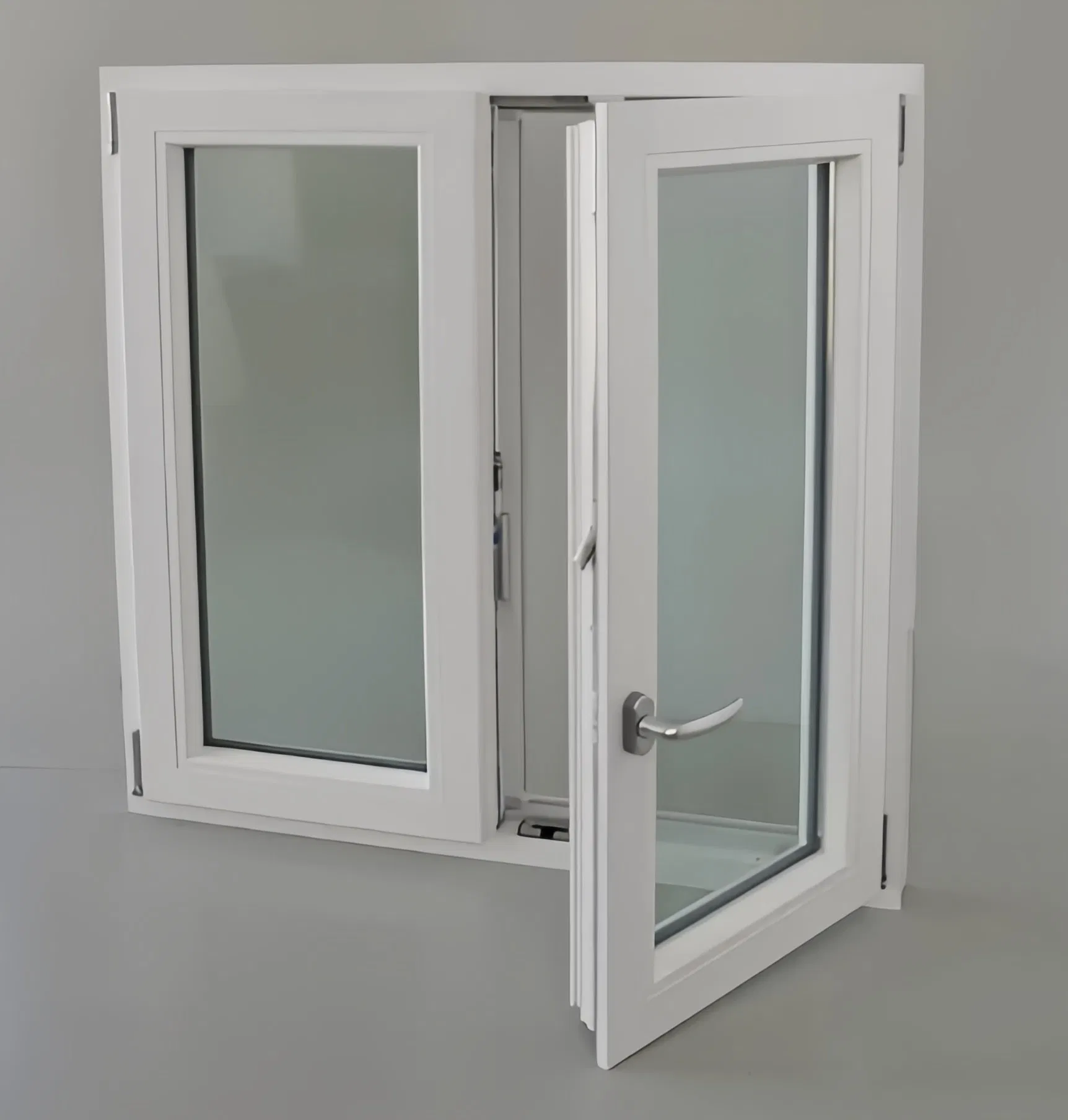 Energy-Efficient Vinyl /Aluminium Windows with Electric Operation and Double Glazing with Nfrc Certificate