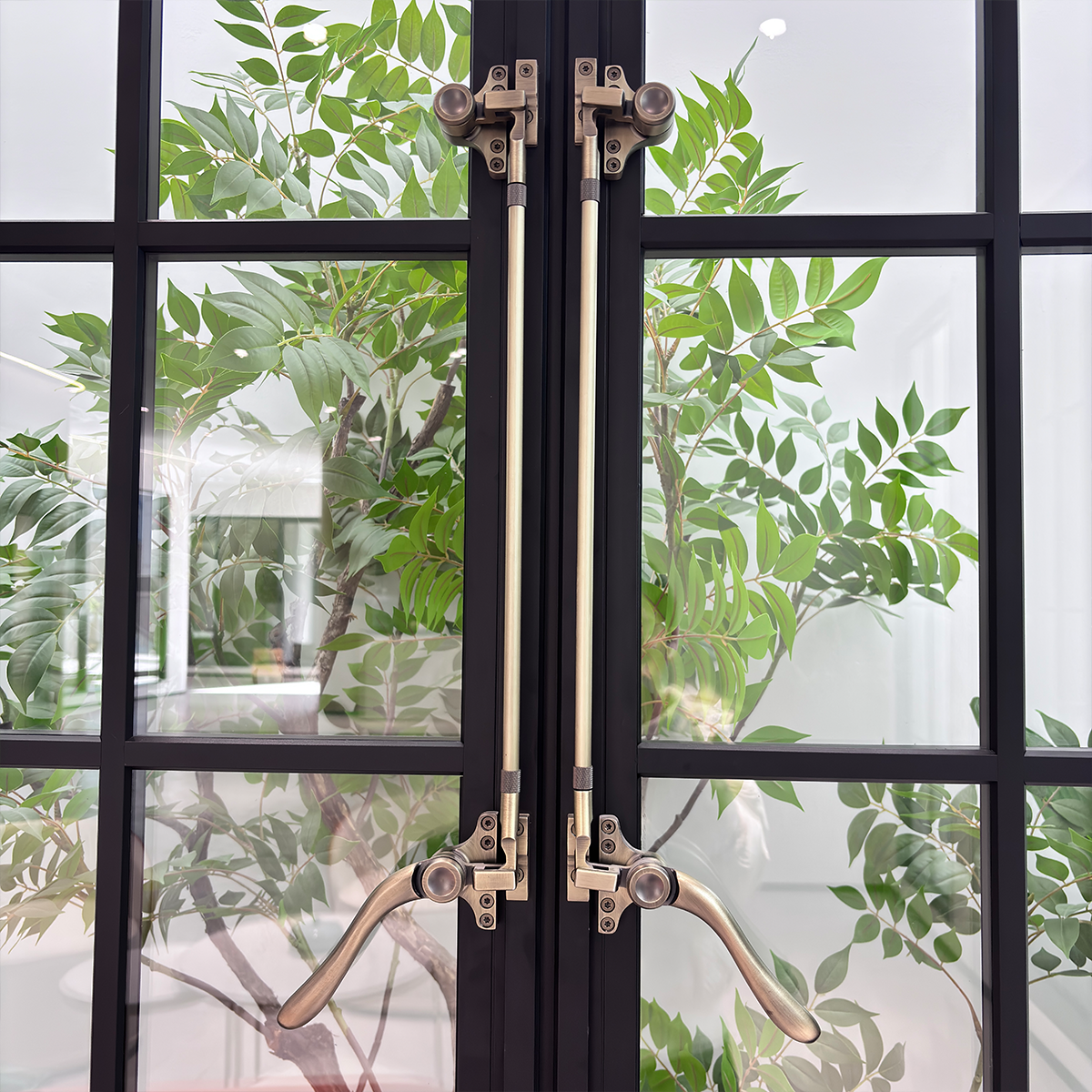 Custom Aluminum Alloy Arched Fixed French Casement Windows with Triple Insulated Glass Windproof for Residential Use