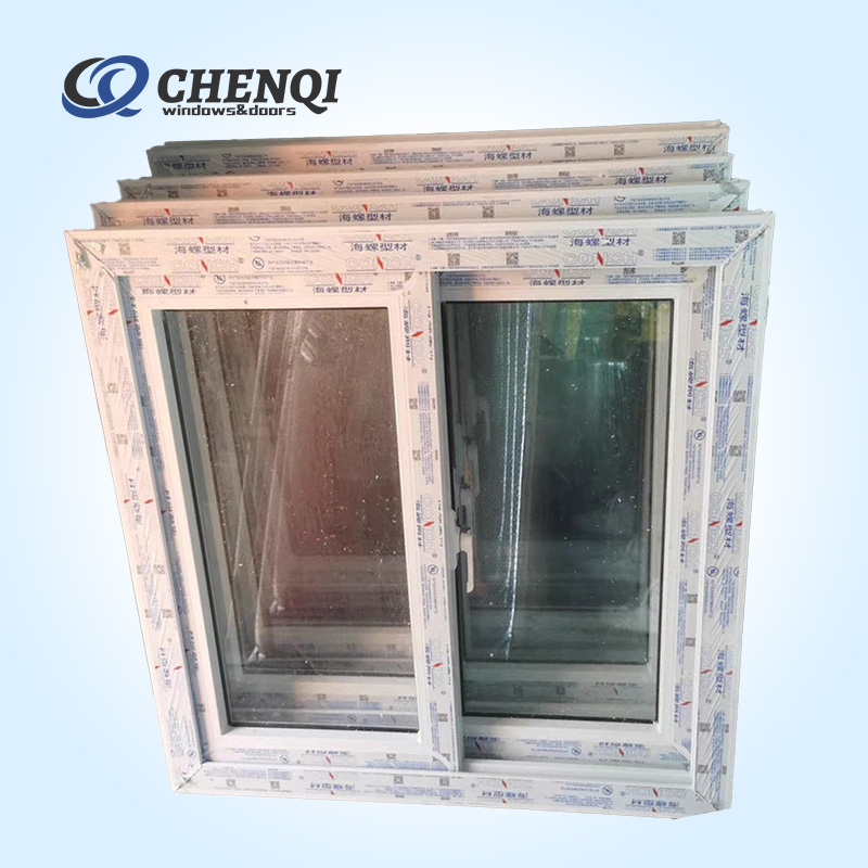 Most Popular American Style Design UPVC Hurricane Impact Double Glazed Sliding windows Vinyl PVC Sliding Window