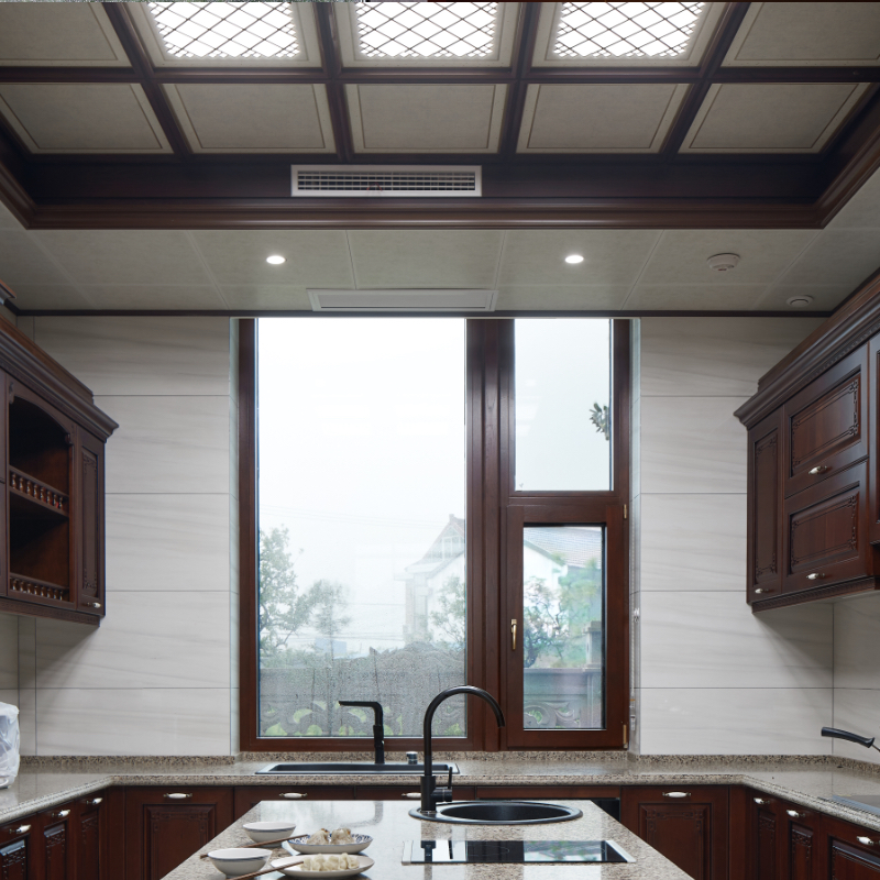 Sayyas Windows P120 Modern High Performance Passive House Window European Style Aluminum Clad Wood Apartment Hotel Use 5 Year