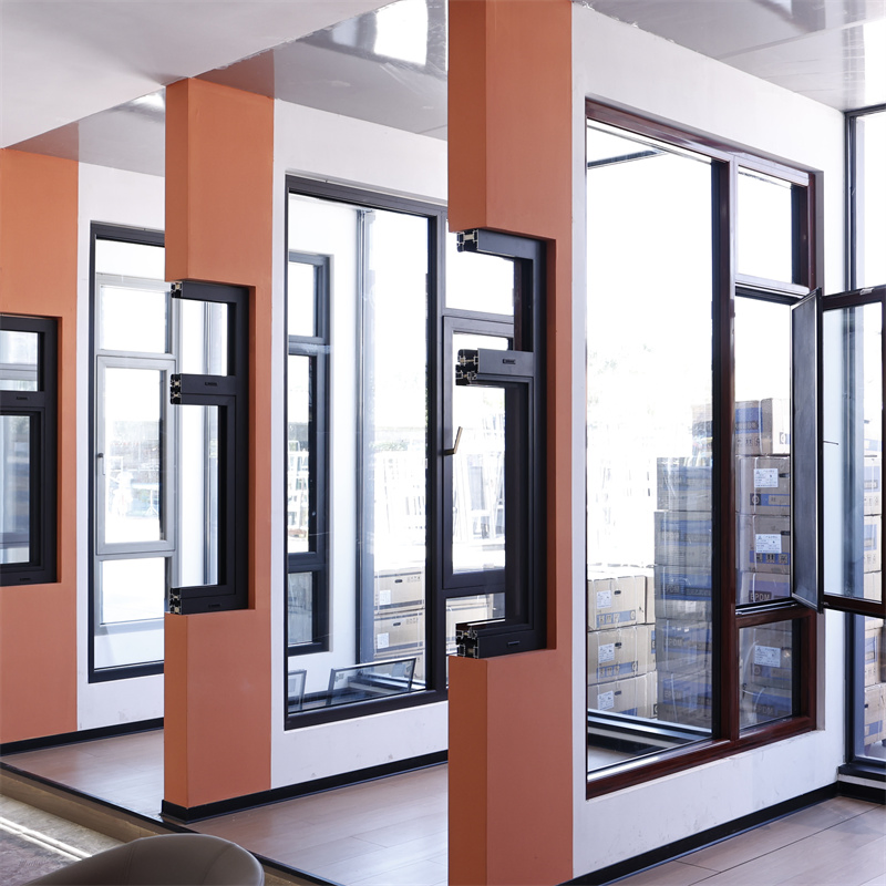 Ksps110 Soundproof Insulation Tilt and Turn Thermal Break Aluminum Alloy System Window