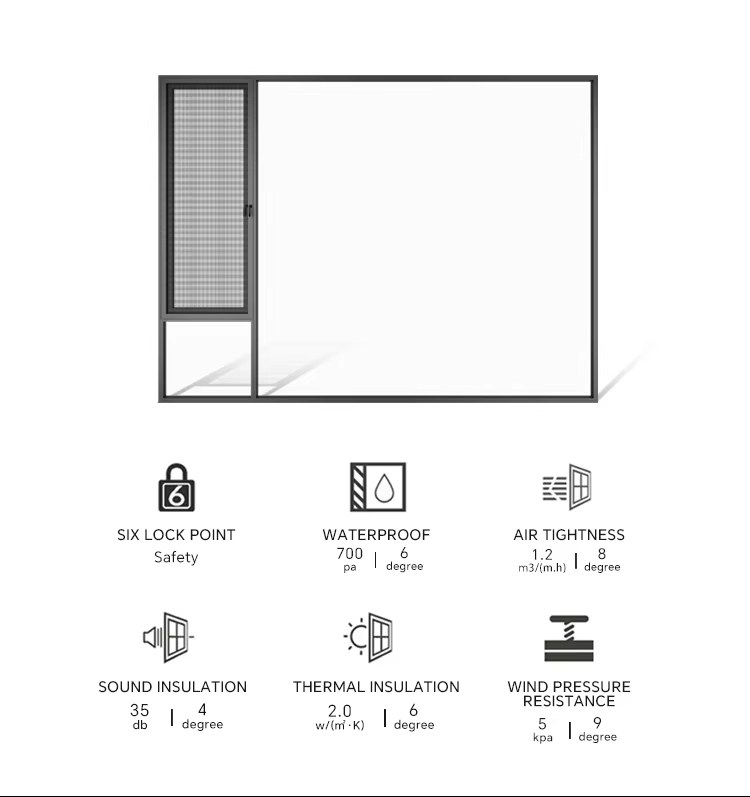 UPVC plastic sliding glass window design