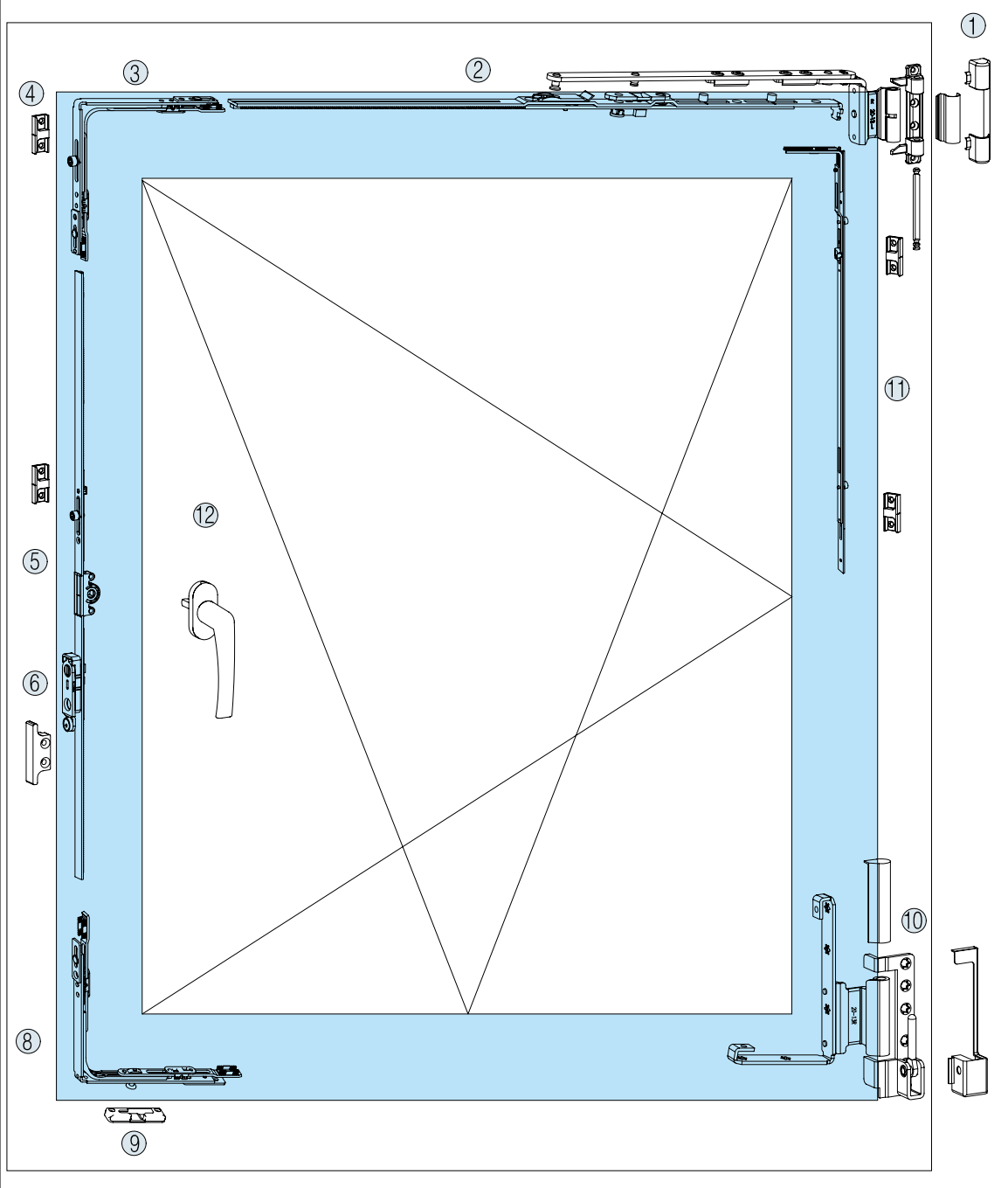 High Quality Upvc Double Glazed Design Energy Saving Window High Quality PVC Window Waterproof Pvc Double Sliding Window
