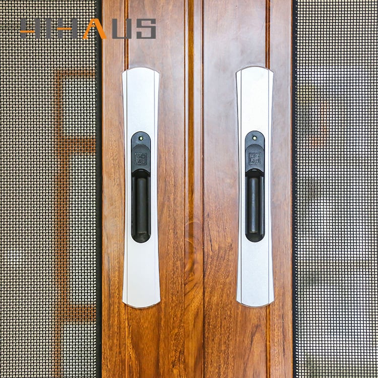 Hihaus New Aluminium Thermal Break System 4 Track Sliding Window for Balcony