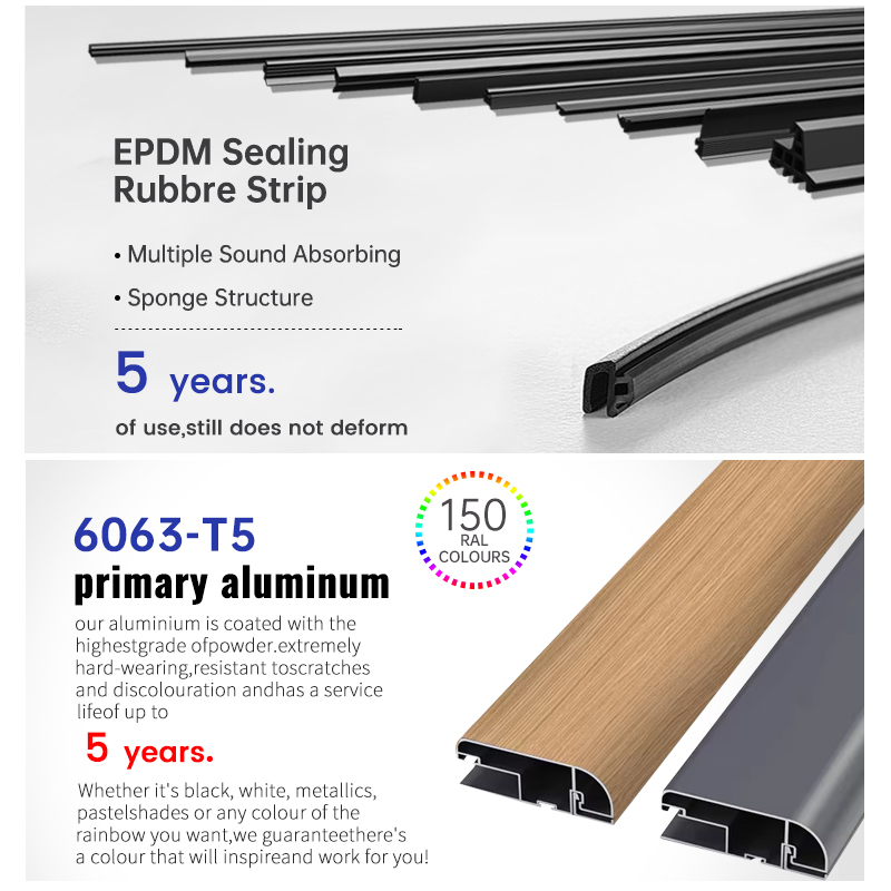 EEHE Aluminum Fixed Window CE Certified Thermal Break Anti-Fall Windproof Aluminum Frame Casement Window