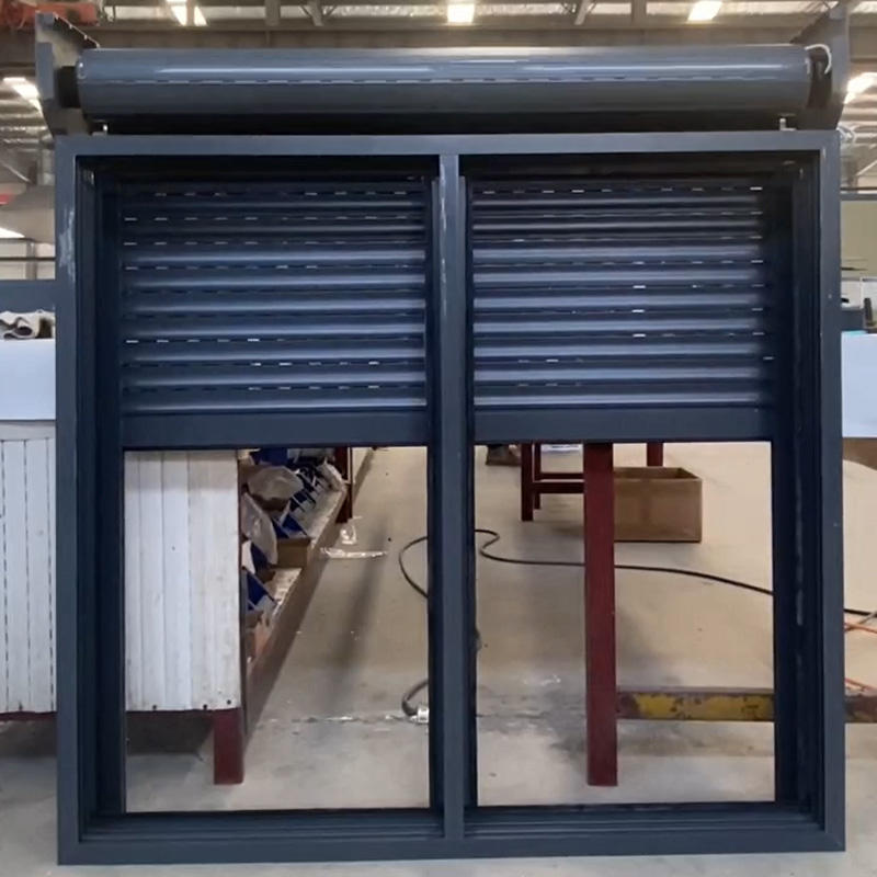CHANGYI Automatic Roll up Windows and Security Rolling Windows Residential Manual Aluminum Roller Shutter Window