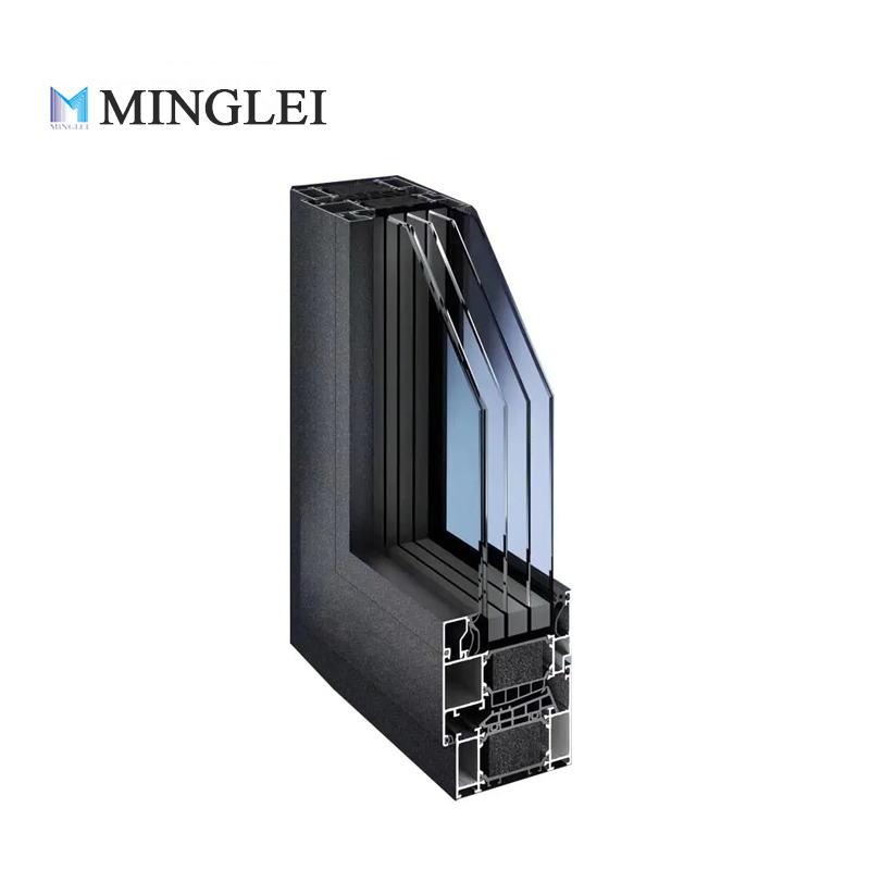 USA NFRC Standard Aluminum Smart Glass Casement Windows Tilt and Turn Windows for Villa