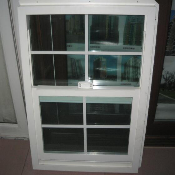 Wholesale Factory Customized American Standards Soundproof Heat Insulated PVC Single Hung Tilt Window Vinyl Window
