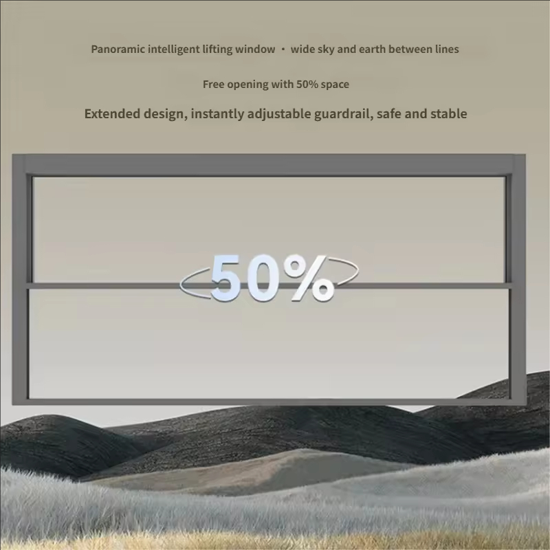 Modern Smart UPVC Sliding Window Energy Saving Soundproof for Commercial Construction Projects