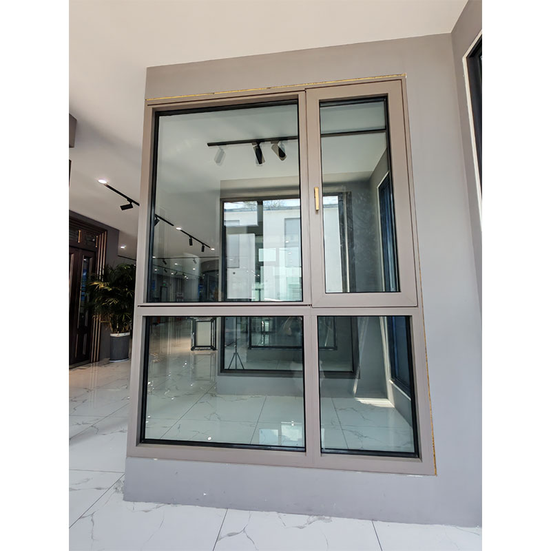 Residential Double Glazed Aluminium Sliding Windows Sound Insulated with Security Grill for Balcony Sealing