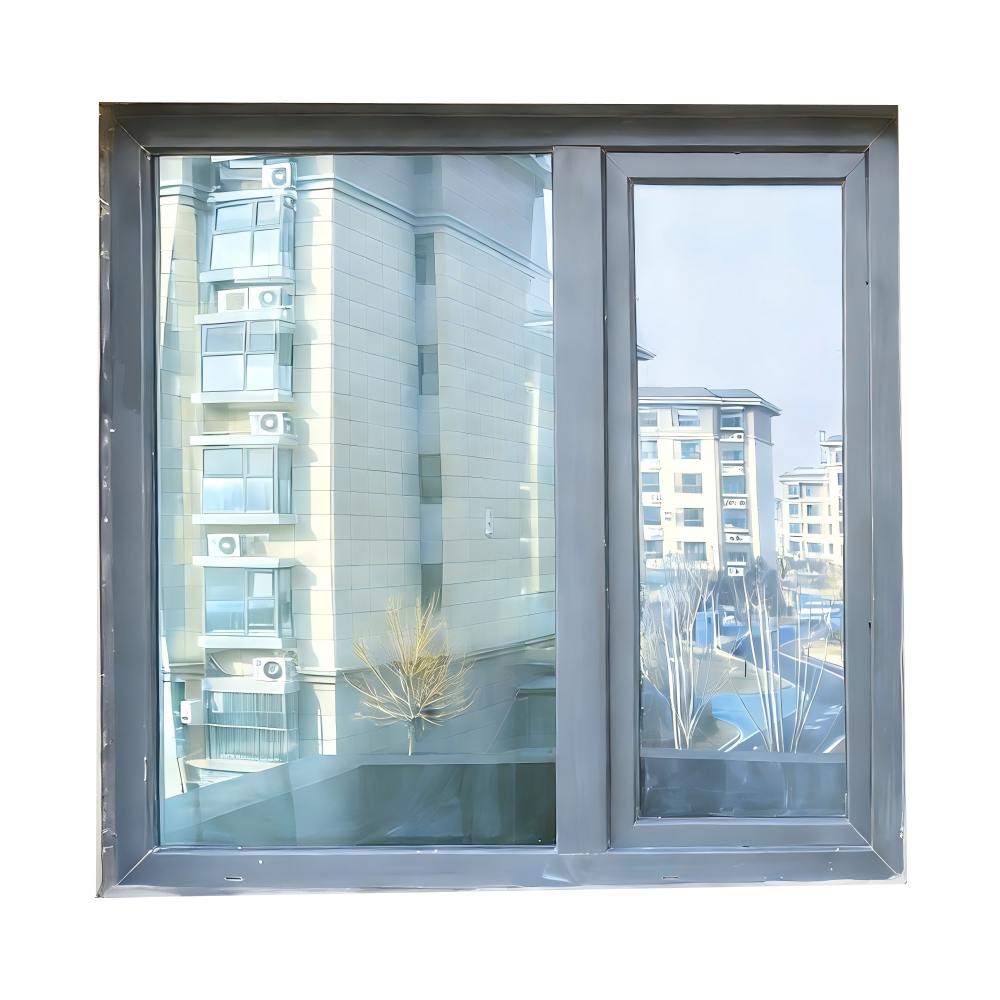 High Security UPVC Sliding French Window with Anti-Theft Design Internal Glazing Bead Energy Star Qualified