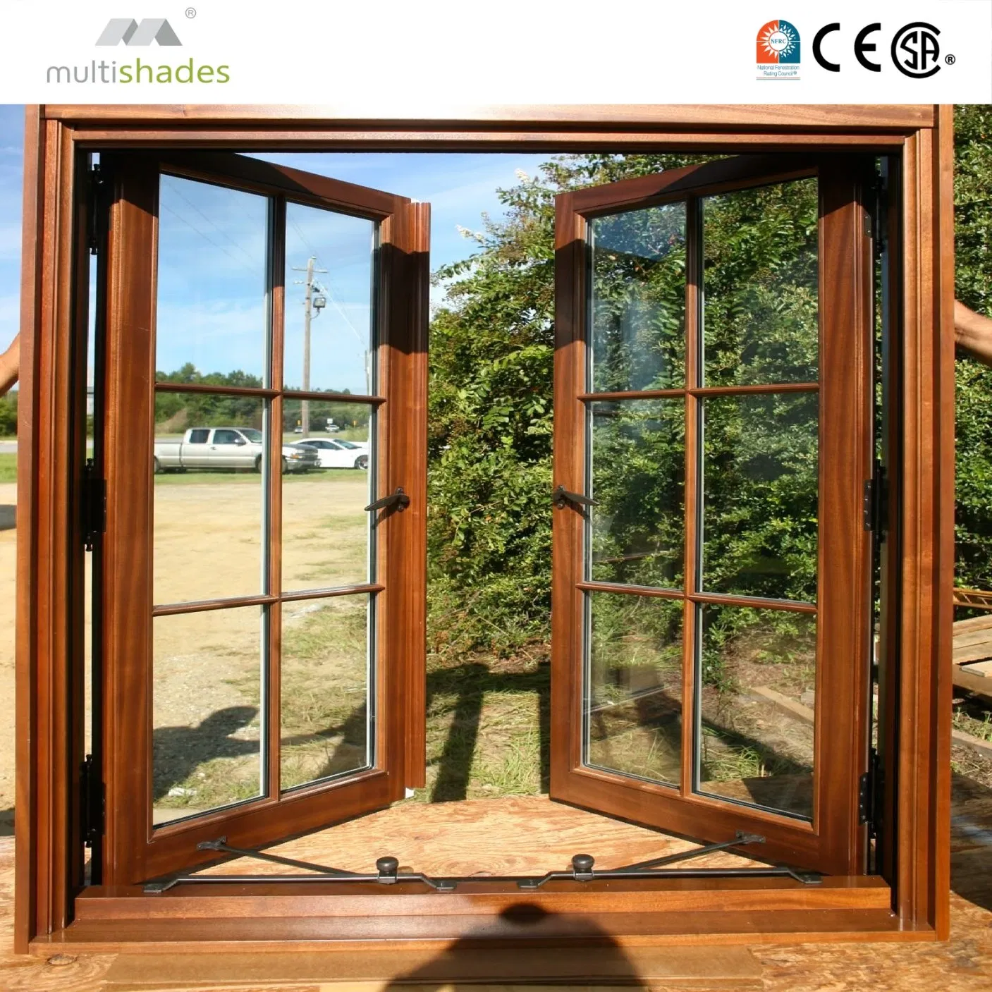 Casement Aluminum Window for Security and Efficiency Durable Casement Metal Window for Enhanced Feature with out Mesh with Top Brand Hardware
