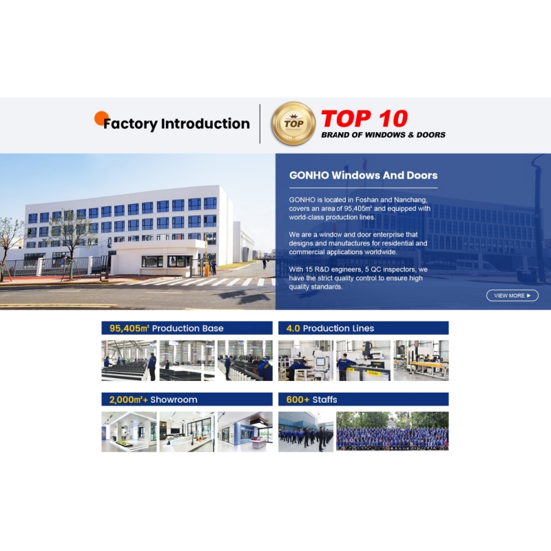 Commercial Used Residential Exterior Bifolding Window Tempered Glass Aluminum Windows and Doors for House