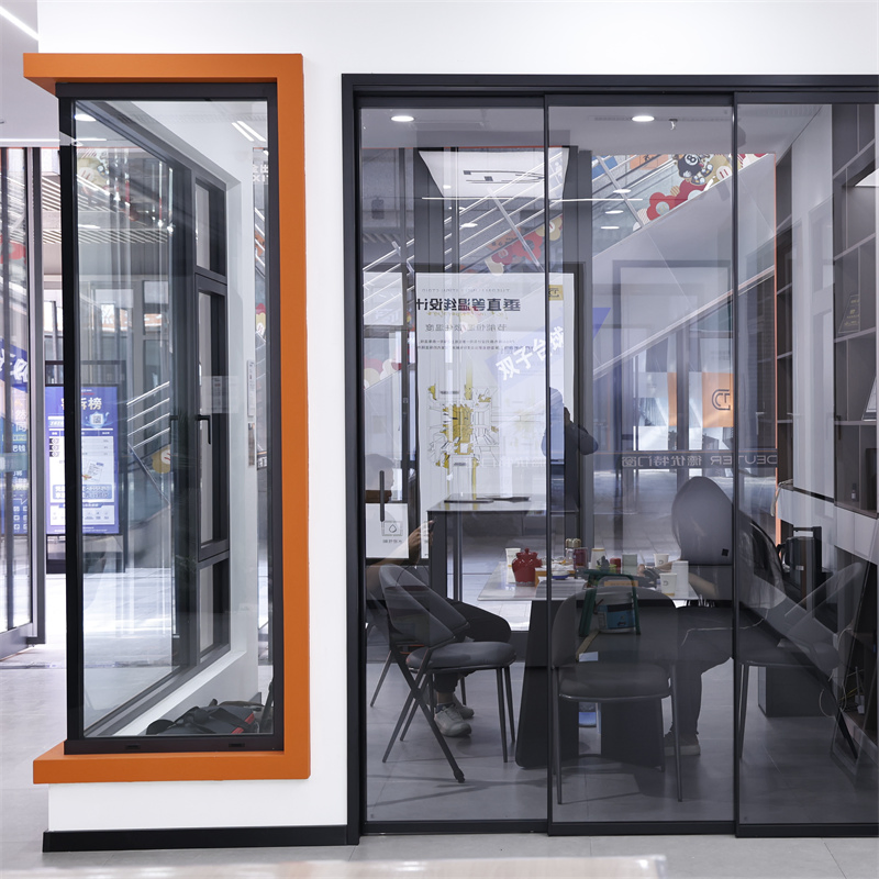 Ksps110 Soundproof Insulation Tilt and Turn Thermal Break Aluminum Alloy System Window