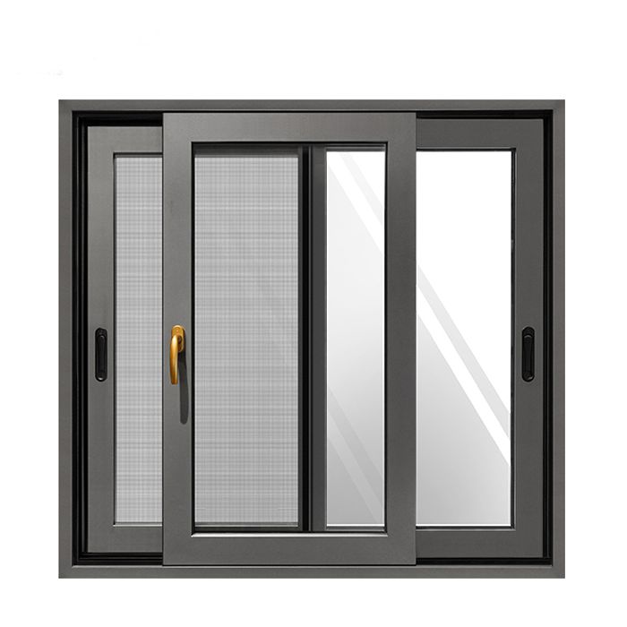 Hurricane Impact Window Soundproof Double Glass AluminumSliding Windows For Houses