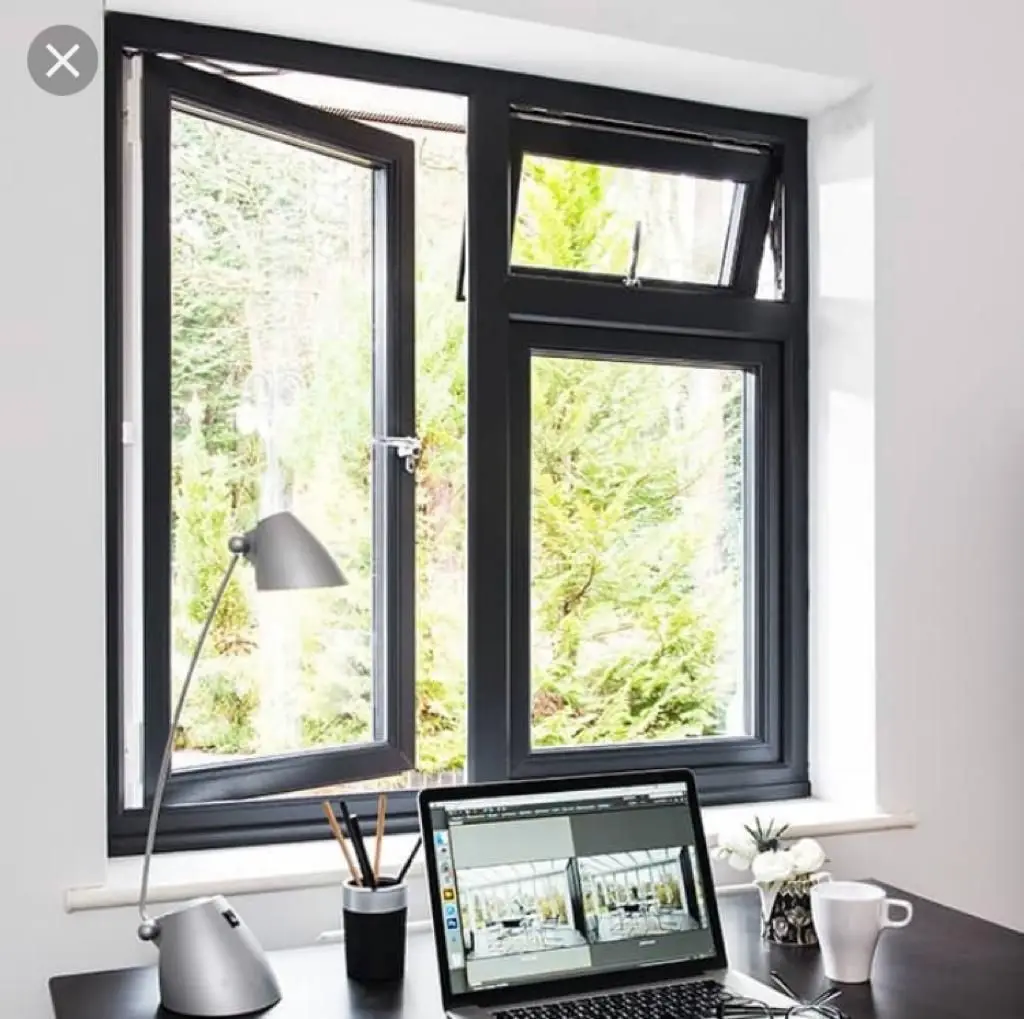 Premium Triple Glazed Aluminum Windows Modern Look Noise Reducing Glass for Residential Projects