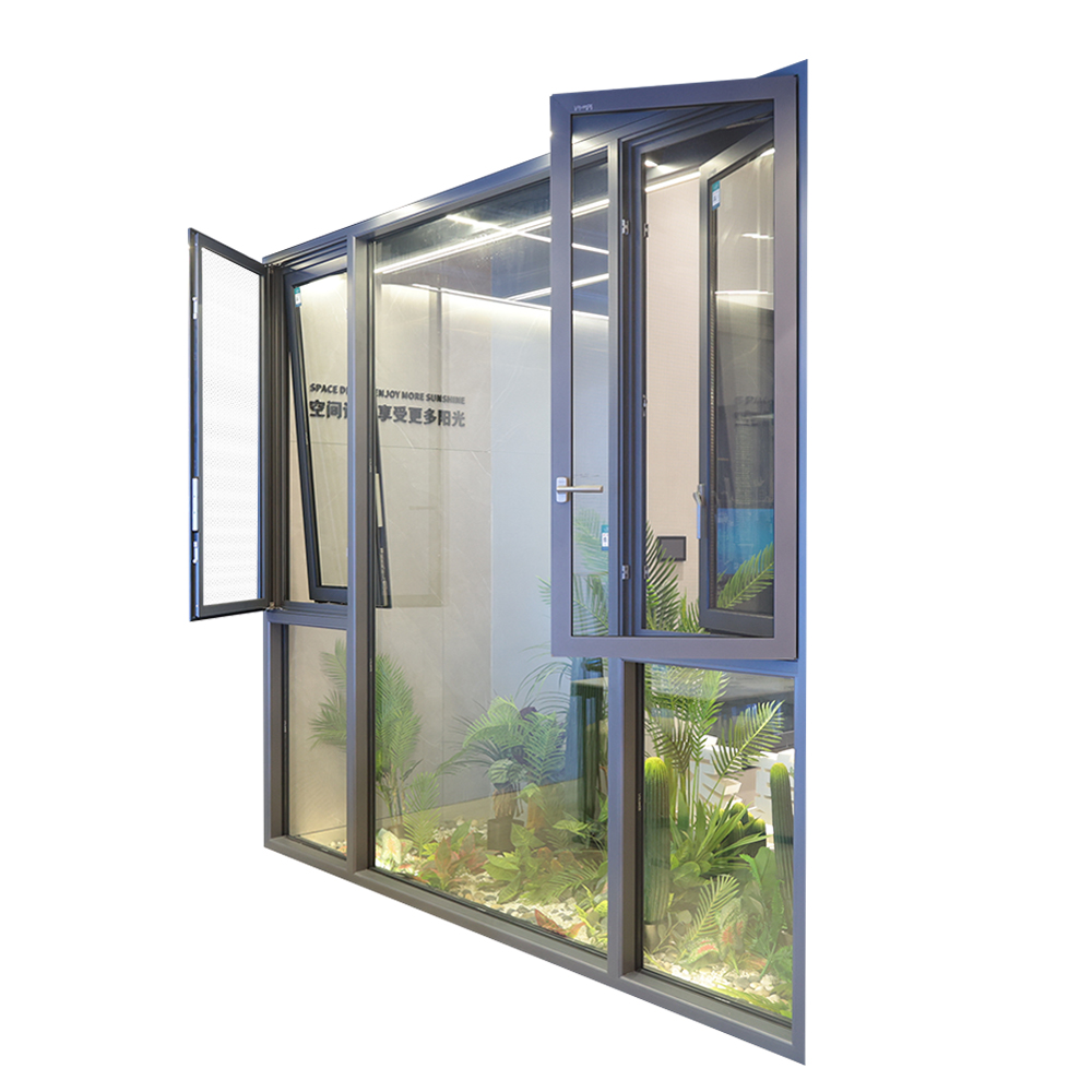 Latest Technique Interior Smart Home Smart Electric Hurricane Impact Casement windows Aluminum Window