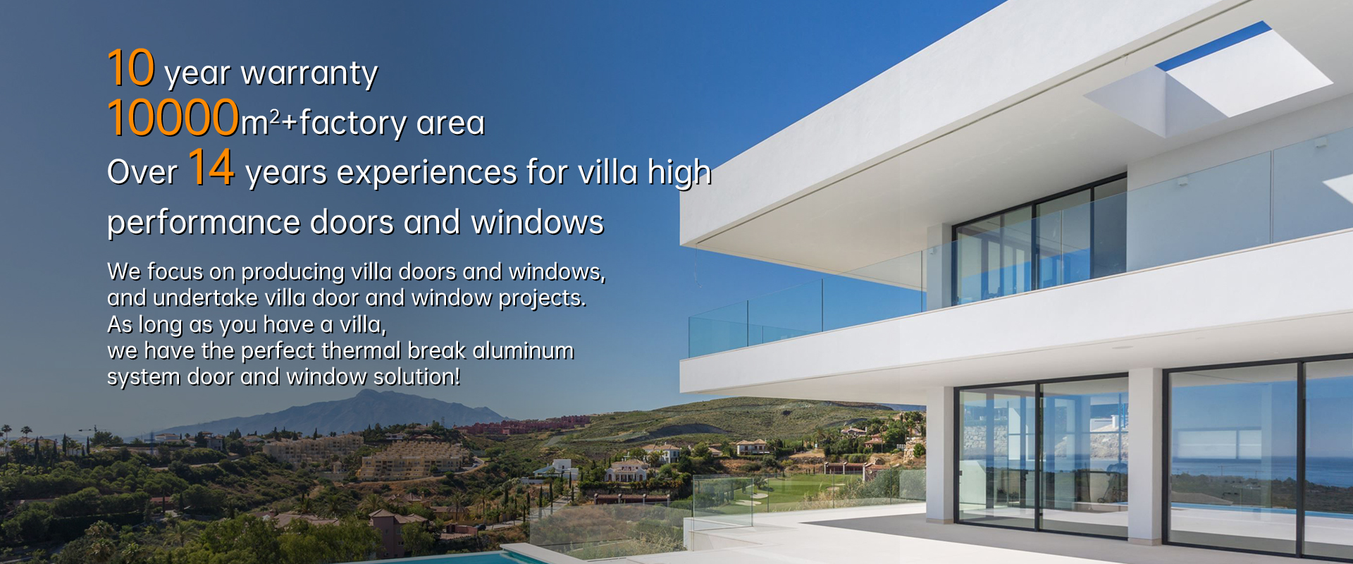 Aluminum casement window