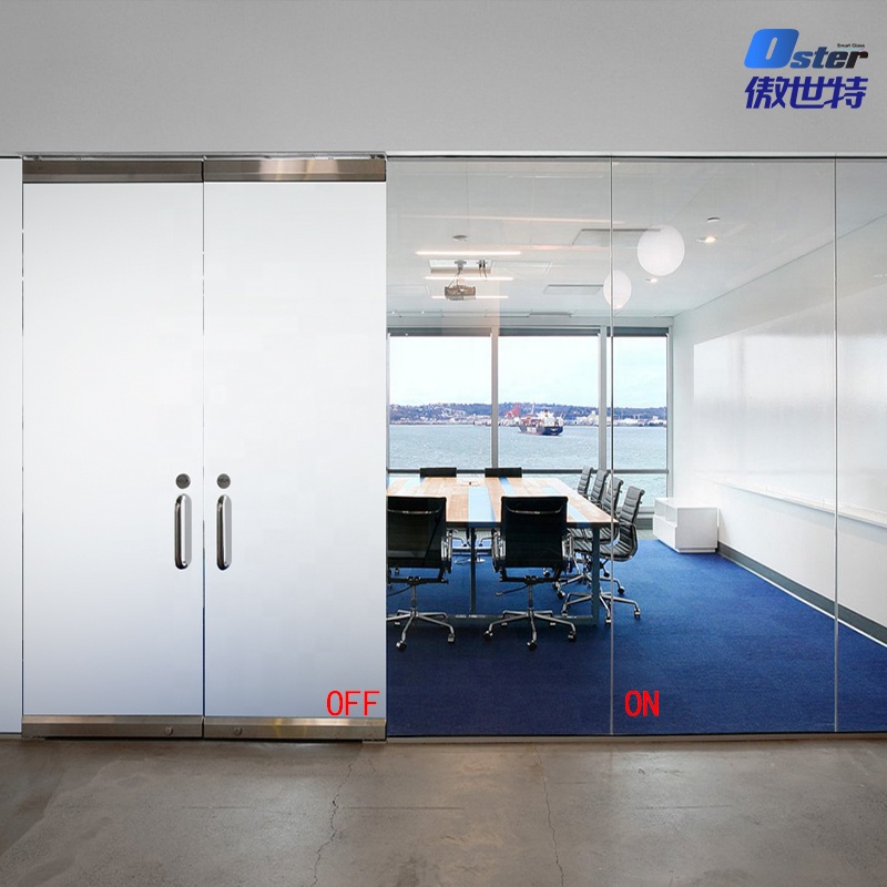 Switchable Smart Glass Film Windows with Instant Privacy UV Protection Dimmable Frosted Effect for Guangzhou Office &amp; Home