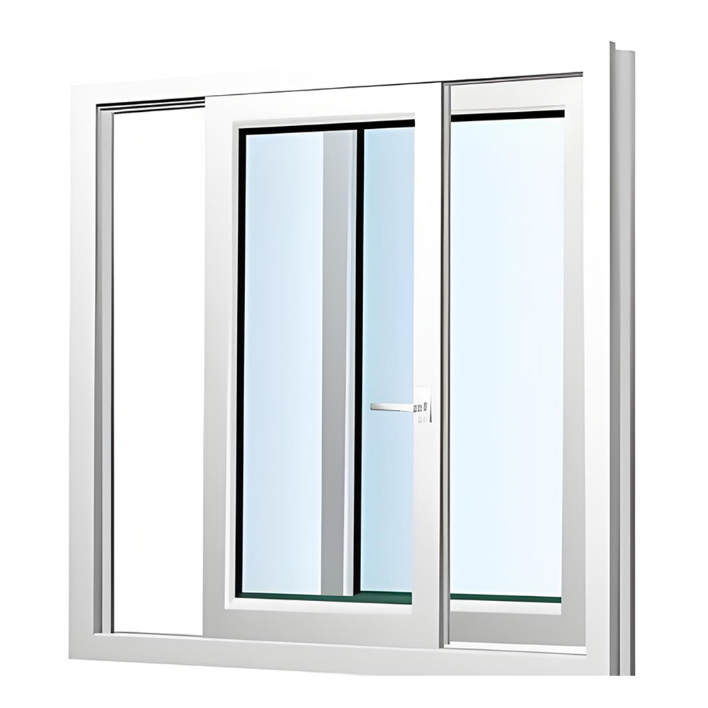Multi-chamber UPVC Casement Windows with Double Glazing Energy-saving for Homes &amp; Office