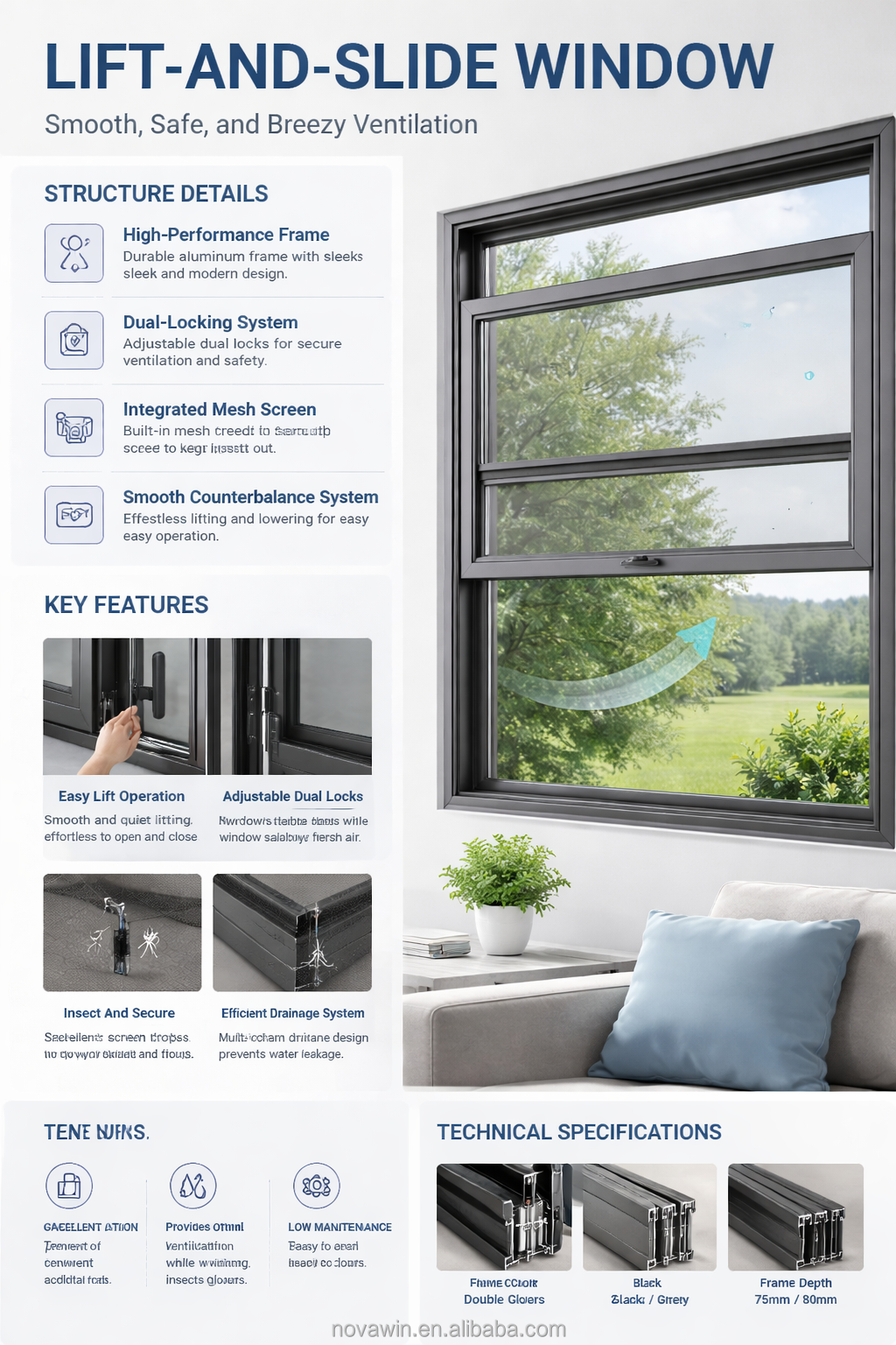 Aluminum Awning Window Image 1