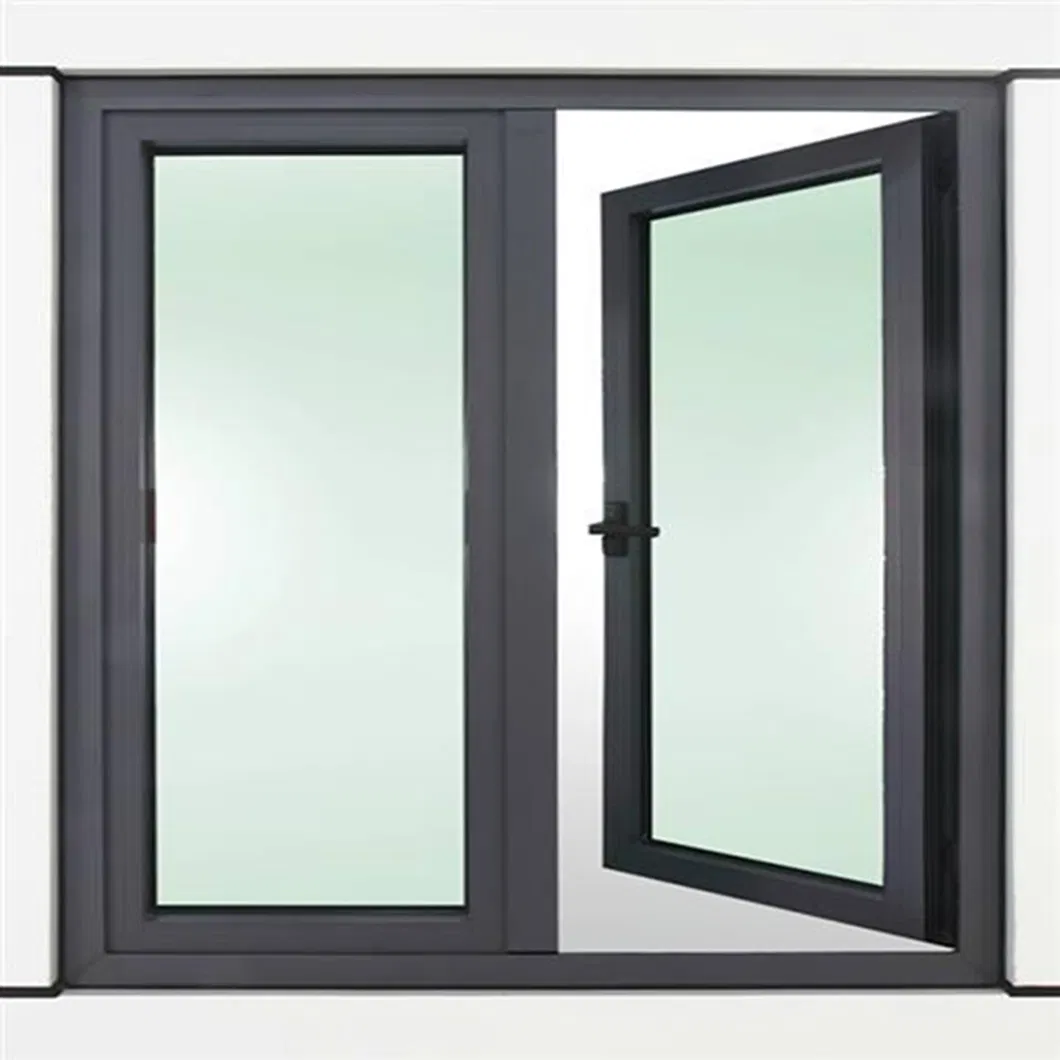 Furniture Aluminium Frame Outside Opening Casement Window for Bedroom