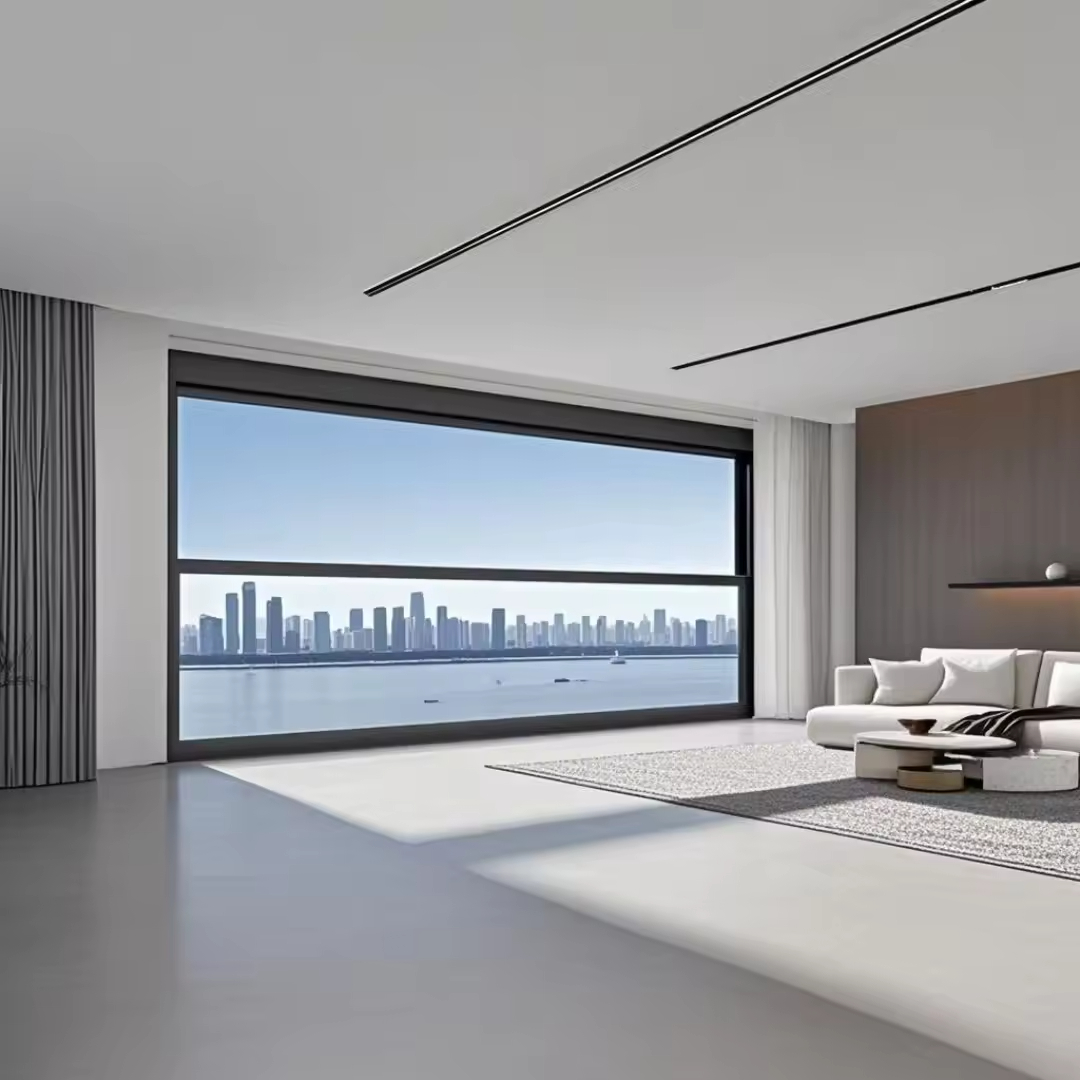 Modern Smart UPVC Sliding Window Energy Saving Soundproof for Commercial Construction Projects