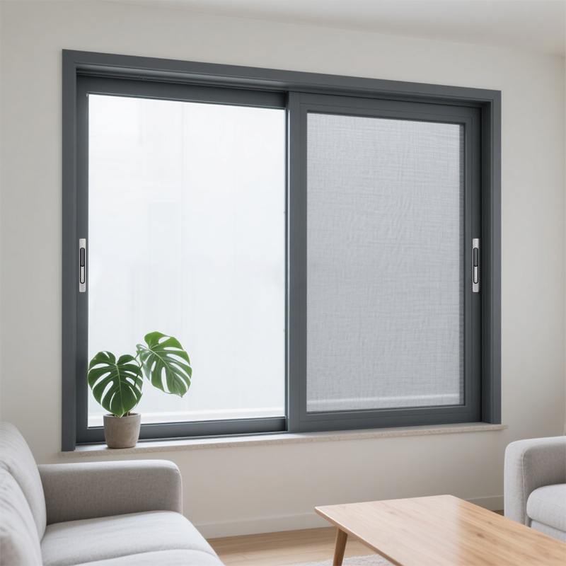 Residential Double Pane Tempered Insulating Glass Aluminum Sliding Glass Windows
