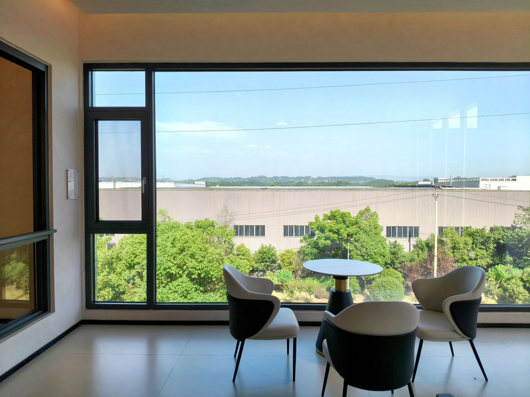 Soundproof Great Scenery Floor-to-Ceiling Wall to Wall Aluminium Window for Office Home